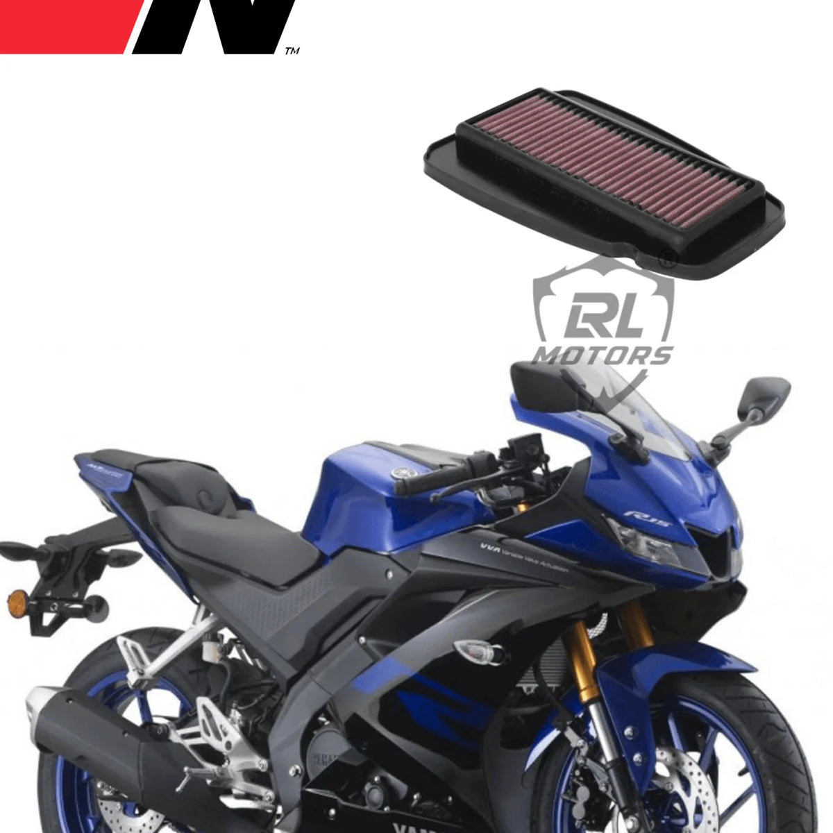 Yamaha R15 V3 - V4 K&N Replacement Air Filter – GTR Pitstop